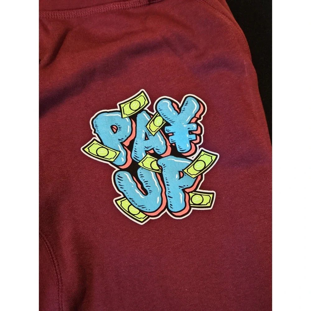 OUTRANK burgundy pay